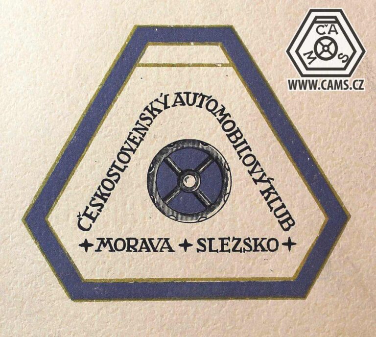 Znak Československého automobilového klubu pro Moravu a Slezsko (Ročenka ČAMS 1923)