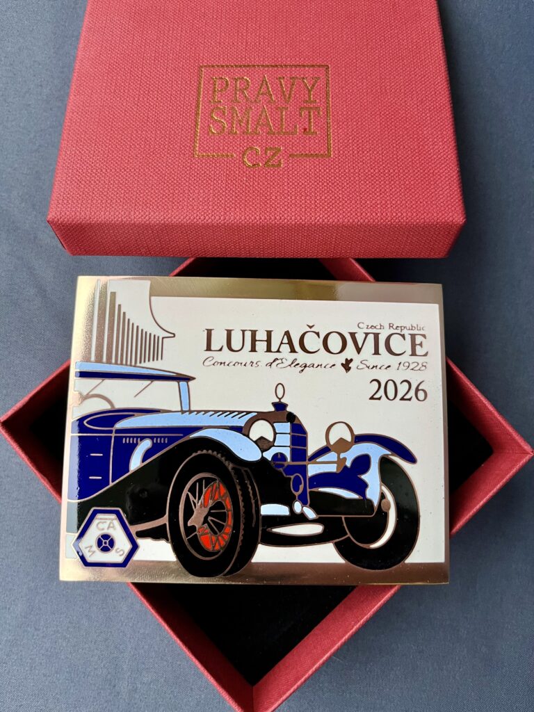 Enamel plaque Concours d'Elegance Luhačovice 2025